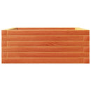 vidaXL viaszbarna tömör fenyőfa kerti virágláda 60 x 60 x 23 cm