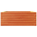 vidaXL viaszbarna tömör fenyőfa kerti virágláda 60 x 60 x 23 cm