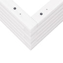 vidaXL fehér tömör fenyő virágláda 70 x 70 x 23 cm