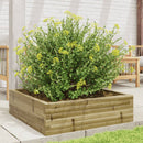 vidaXL impregnált fenyőfa kerti virágláda 80x80x23 cm