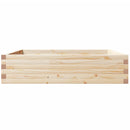 vidaXL tömör fenyő kerti virágláda 100x100x23 cm