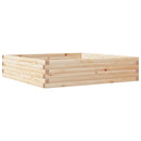 vidaXL tömör fenyő kerti virágláda 100x100x23 cm