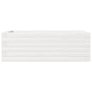 vidaXL fehér tömör fenyő virágláda 70 x 40 x 23 cm