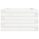 vidaXL fehér tömör fenyő virágláda 70 x 40 x 23 cm