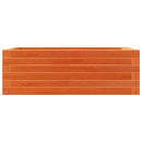 vidaXL viaszbarna tömör fenyőfa kerti virágtartó 70 x 40 x 23 cm