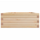 vidaXL tömör fenyő kerti virágláda 90 x 60 x 23 cm