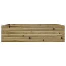vidaXL impregnált fenyőfa kerti virágláda 90x60x23 cm