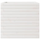 vidaXL fehér tömör fenyőfa kerti virágláda 50 x 50 x 45,5 cm