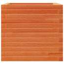 vidaXL viaszbarna tömör fenyőfa kerti virágláda 50 x 50 x 45,5 cm