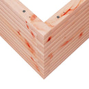 vidaXL tömör duglászfenyő kerti virágláda 50 x 50 x 45,5 cm