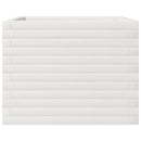 vidaXL fehér tömör fenyőfa kerti virágláda 60 x 60 x 45,5 cm