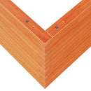 vidaXL viaszbarna tömör fenyőfa kerti virágtartó 60 x 60 x 45,5 cm