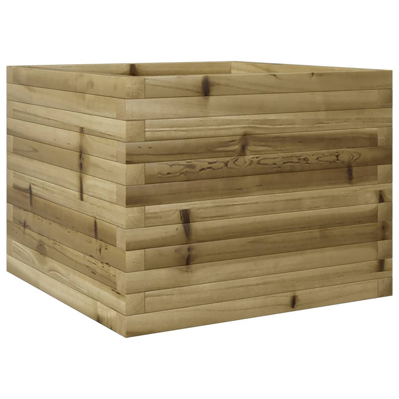 vidaXL impregnált fenyőfa kerti virágláda 60 x 60 x 45,5 cm