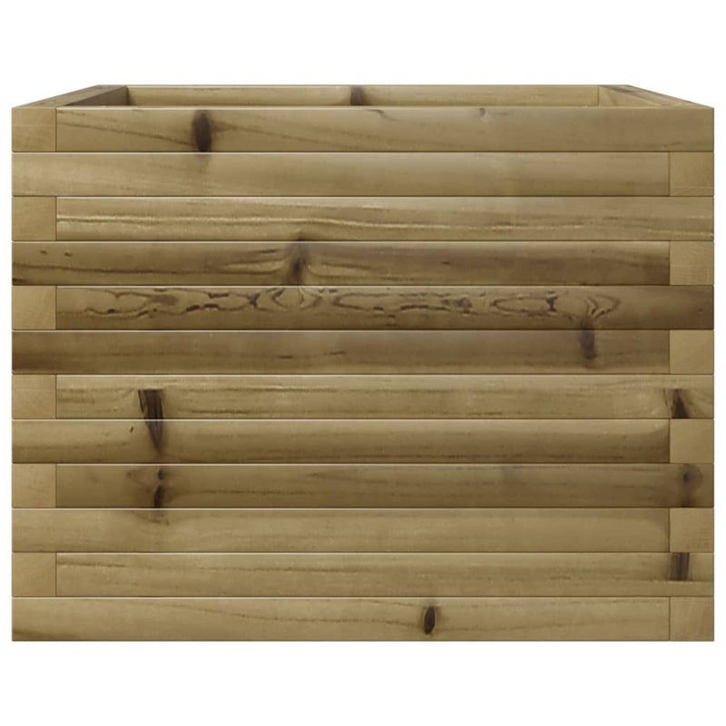 vidaXL impregnált fenyőfa kerti virágláda 60 x 60 x 45,5 cm
