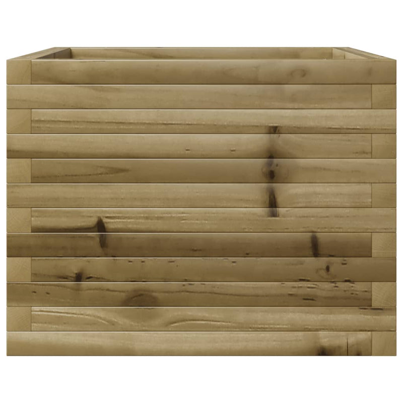 vidaXL impregnált fenyőfa kerti virágláda 60 x 60 x 45,5 cm