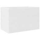 vidaXL fehér tömör fenyő virágláda 70x40x45,5 cm