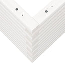 vidaXL fehér tömör fenyő virágláda 70x40x45,5 cm