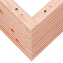 vidaXL tömör duglászfenyő kerti növénytartó 70x40x45,5 cm