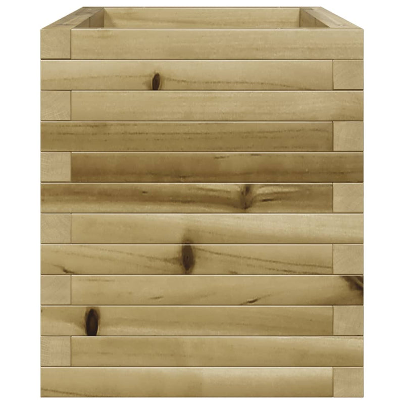 vidaXL impregnált fenyőfa kerti virágláda 70 x 70 x 45,5 cm
