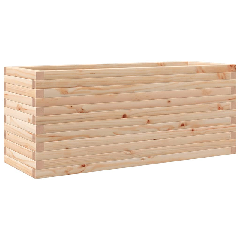 vidaXL tömör fenyő kerti virágláda 110 x 40 x 45,5 cm