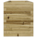 vidaXL impregnált fenyőfa kerti virágláda 110x40x45,5 cm