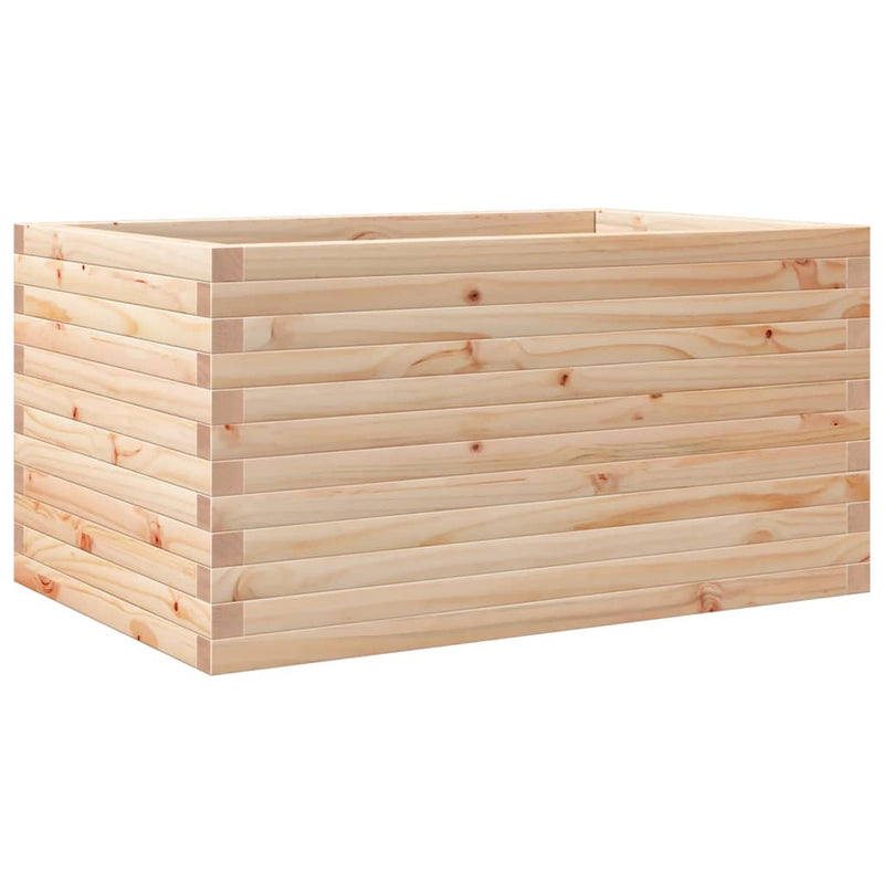 vidaXL tömör fenyő kerti virágláda 90 x 60 x 45,5 cm
