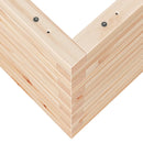 vidaXL tömör fenyő kerti virágláda 90 x 60 x 45,5 cm