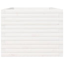 vidaXL fehér tömör fenyőfa kerti virágláda 90 x 60 x 45,5 cm