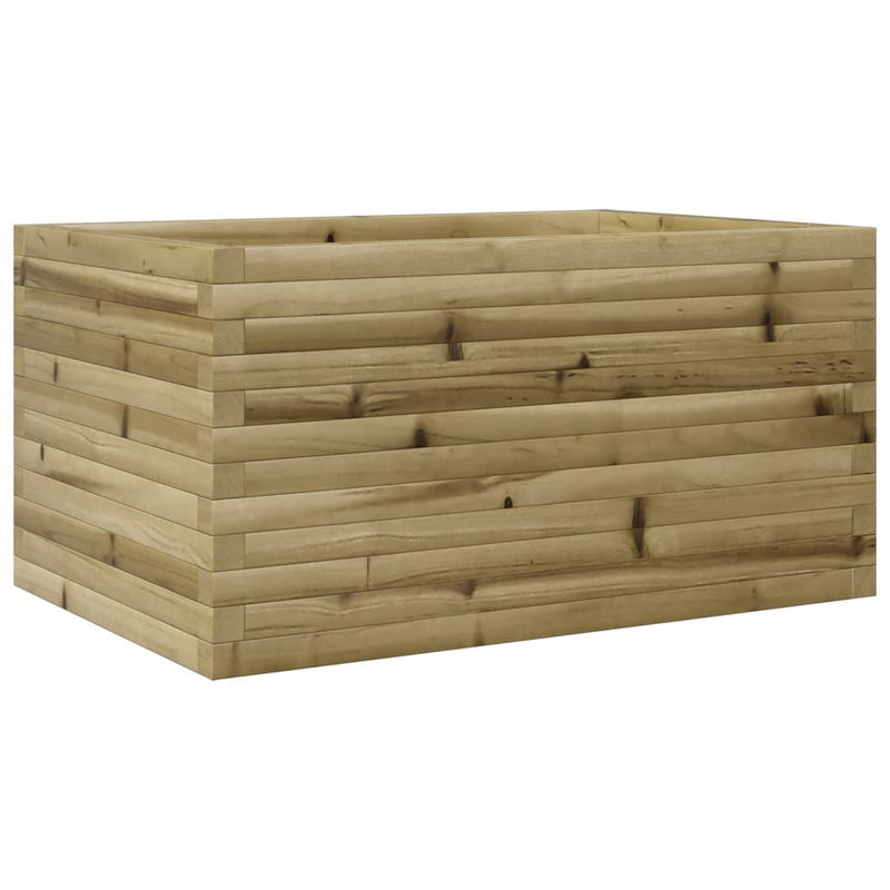 vidaXL impregnált fenyőfa kerti virágláda 90 x 60 x 45,5 cm