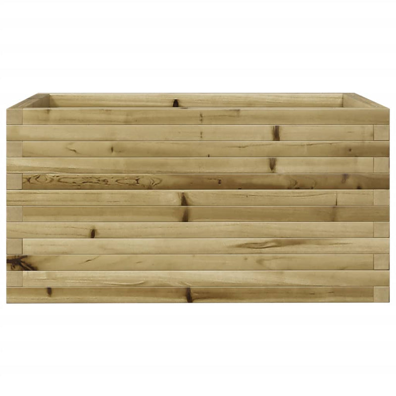 vidaXL impregnált fenyőfa kerti virágláda 90 x 60 x 45,5 cm