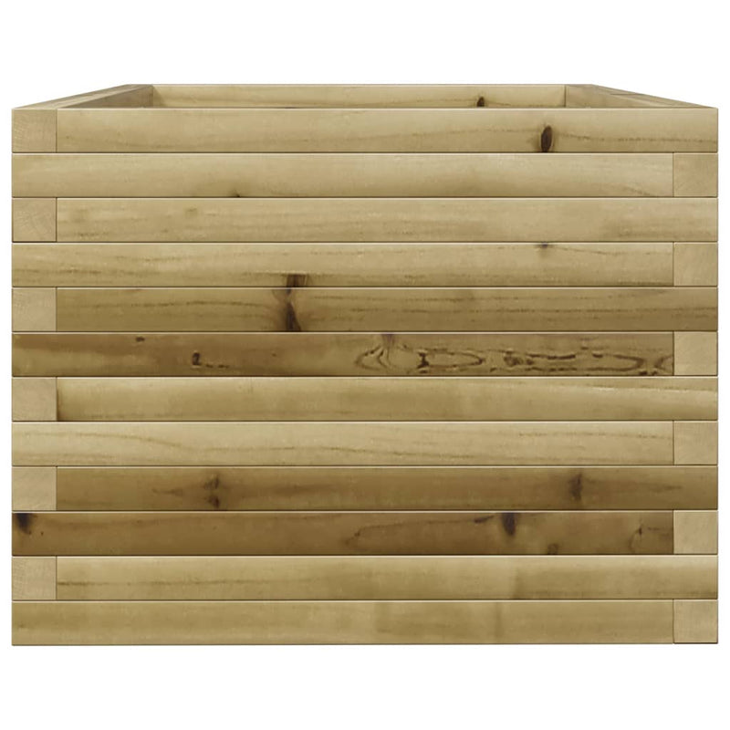 vidaXL impregnált fenyőfa kerti virágláda 90 x 60 x 45,5 cm