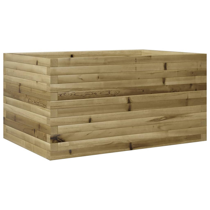 vidaXL impregnált fenyőfa kerti virágláda 90 x 60 x 45,5 cm