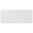 vidaXL fehér tömör fenyőfa kerti virágláda 110 x 60 x 45,5 cm