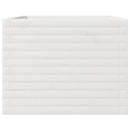 vidaXL fehér tömör fenyőfa kerti virágláda 110 x 60 x 45,5 cm