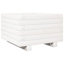 vidaXL fehér tömör fenyő virágláda 40x40x26,5 cm