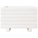 vidaXL fehér tömör fenyő virágláda 40x40x26,5 cm