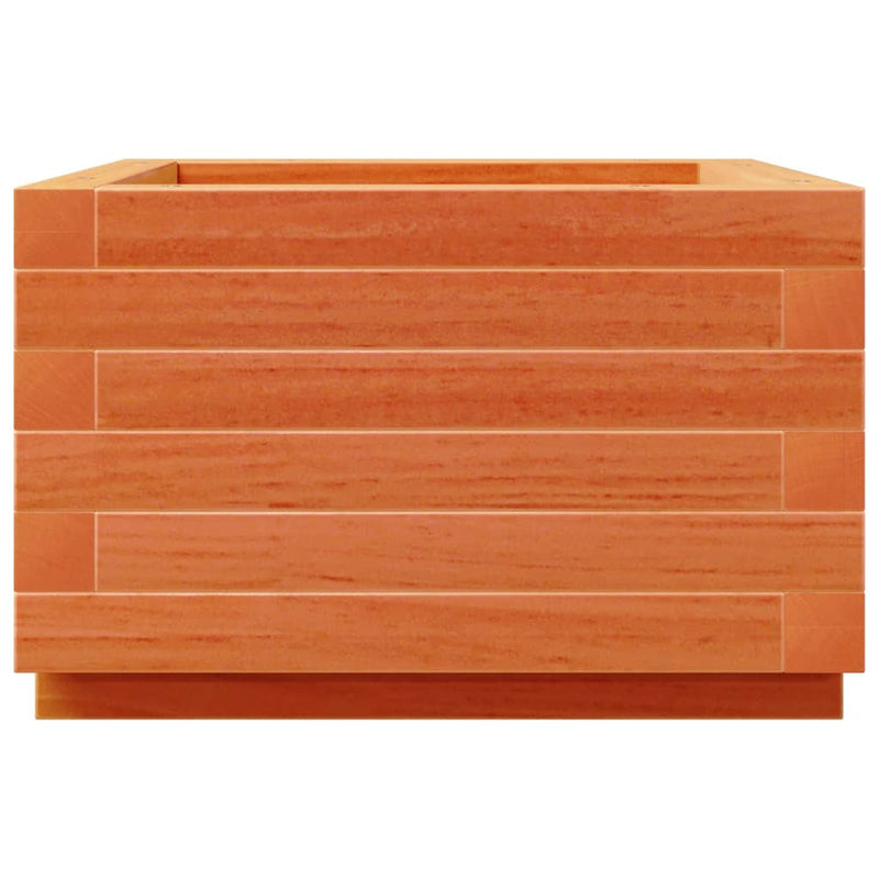 vidaXL viaszbarna tömör fenyőfa kerti virágláda 40x40x26,5 cm