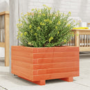 vidaXL viaszbarna tömör fenyőfa kerti virágláda 40x40x26,5 cm