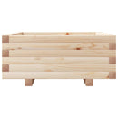 vidaXL tömör fenyő kerti virágláda 60 x 60 x 26,5 cm