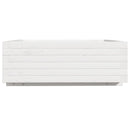 vidaXL fehér tömör fenyő virágláda 70x70x26,5 cm