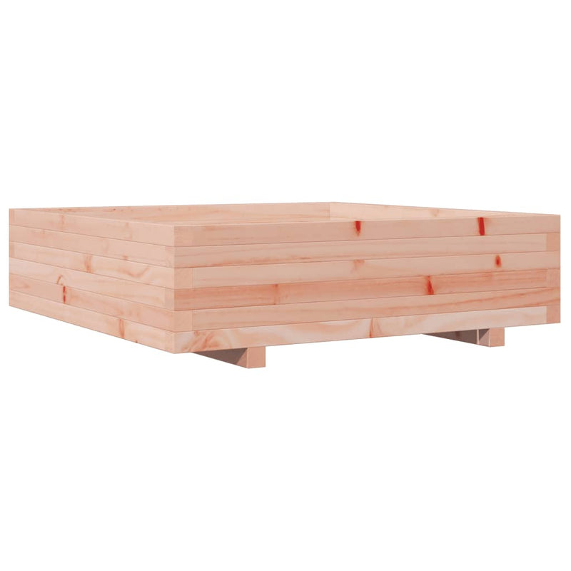 vidaXL tömör duglászfenyő kerti virágláda 90 x 90 x 26,5 cm