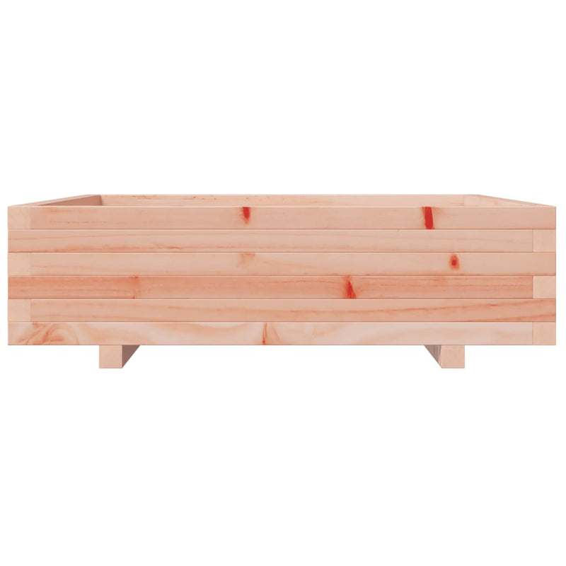 vidaXL tömör duglászfenyő kerti virágláda 90 x 90 x 26,5 cm