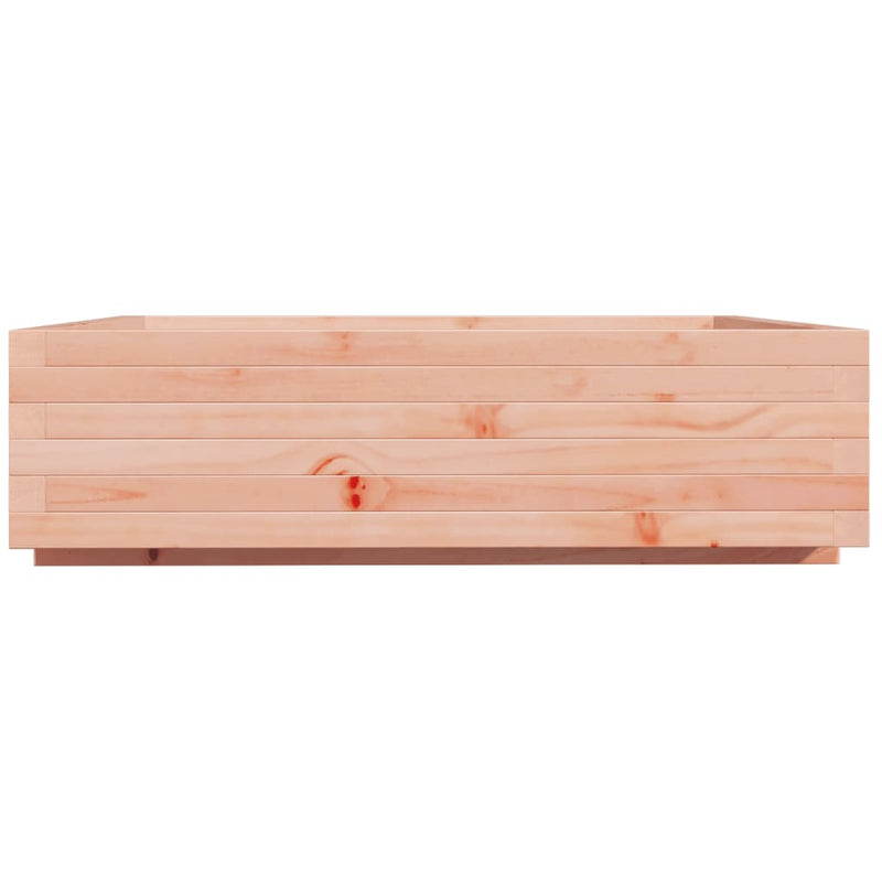 vidaXL tömör duglászfenyő kerti virágláda 90 x 90 x 26,5 cm