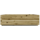 vidaXL impregnált fenyőfa kerti virágláda 90x90x26,5 cm