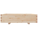 vidaXL tömör fenyő kerti virágláda 100 x 100 x 26,5 cm