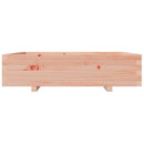 vidaXL tömör duglászfenyő kerti virágláda 100 x 100 x 26,5 cm