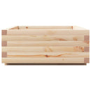 vidaXL tömör fenyő kerti virágláda 90 x 60 x 26,5 cm