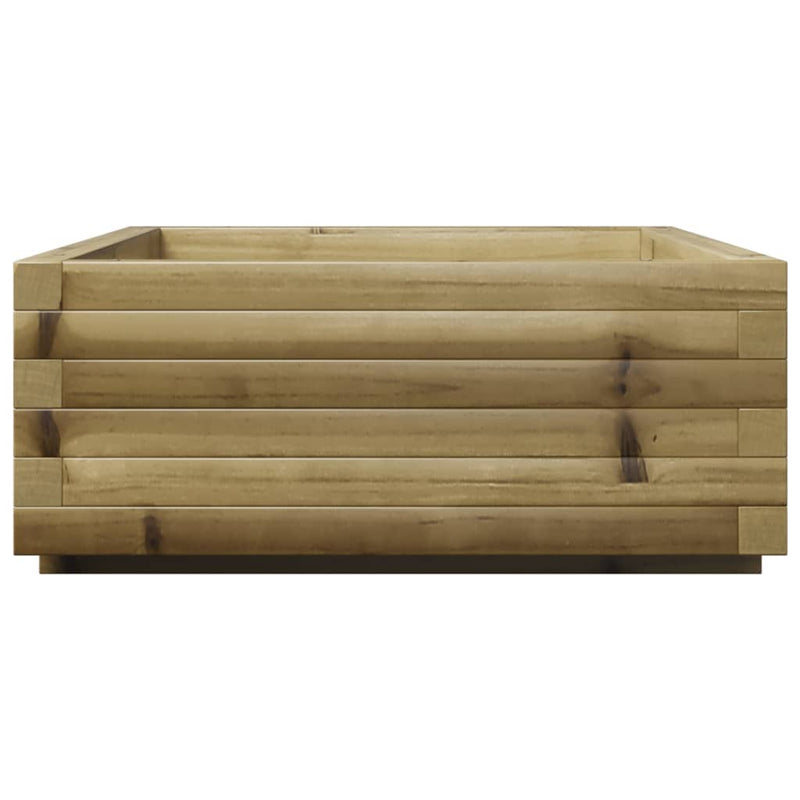 vidaXL impregnált fenyőfa kerti virágláda 90x60x26,5 cm