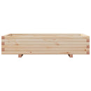 vidaXL tömör fenyő kerti virágláda 110 x 60 x 26,5 cm