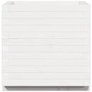 vidaXL fehér tömör fenyőfa kerti virágláda 50 x 50 x 49,5 cm